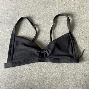 Black bikini top